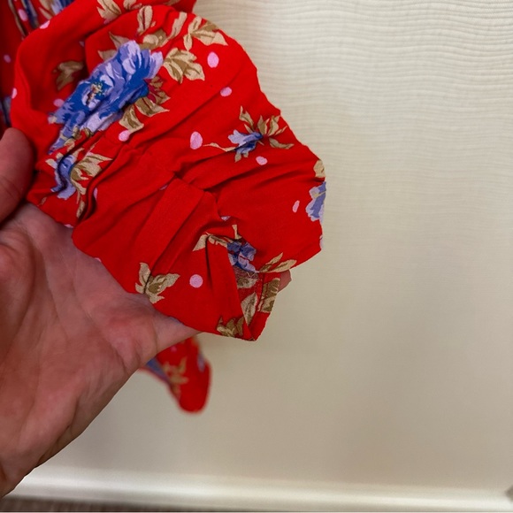 NWT Zara Floral Wrap Dress - Picture 11 of 14